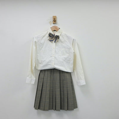 【中古】三重県 高田高等学校 女子制服 4点（ブレザー・シャツ・スカート）sf018166