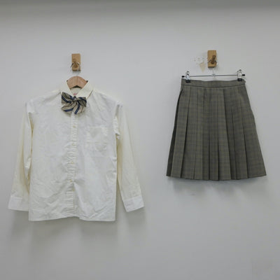 【中古】三重県 高田高等学校 女子制服 4点（ブレザー・シャツ・スカート）sf018166