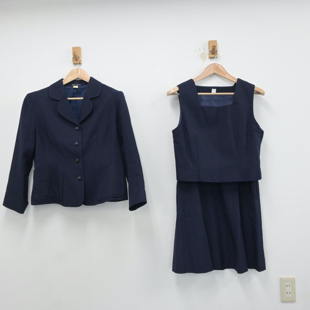 【中古】群馬県 高崎女子高等学校 女子制服 3点（ブレザー・ベスト・スカート）sf018180