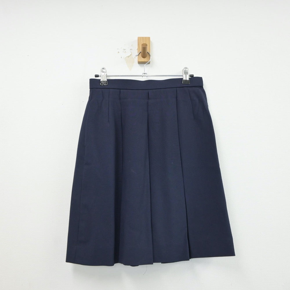 【中古】群馬県 豊岡中学校 女子制服 2点（セーラー服・スカート）sf018187