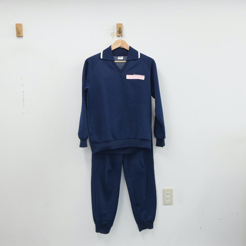 【中古】新潟県 石山中学校 女子制服 2点（ジャージ 上・ジャージ 下）sf018189