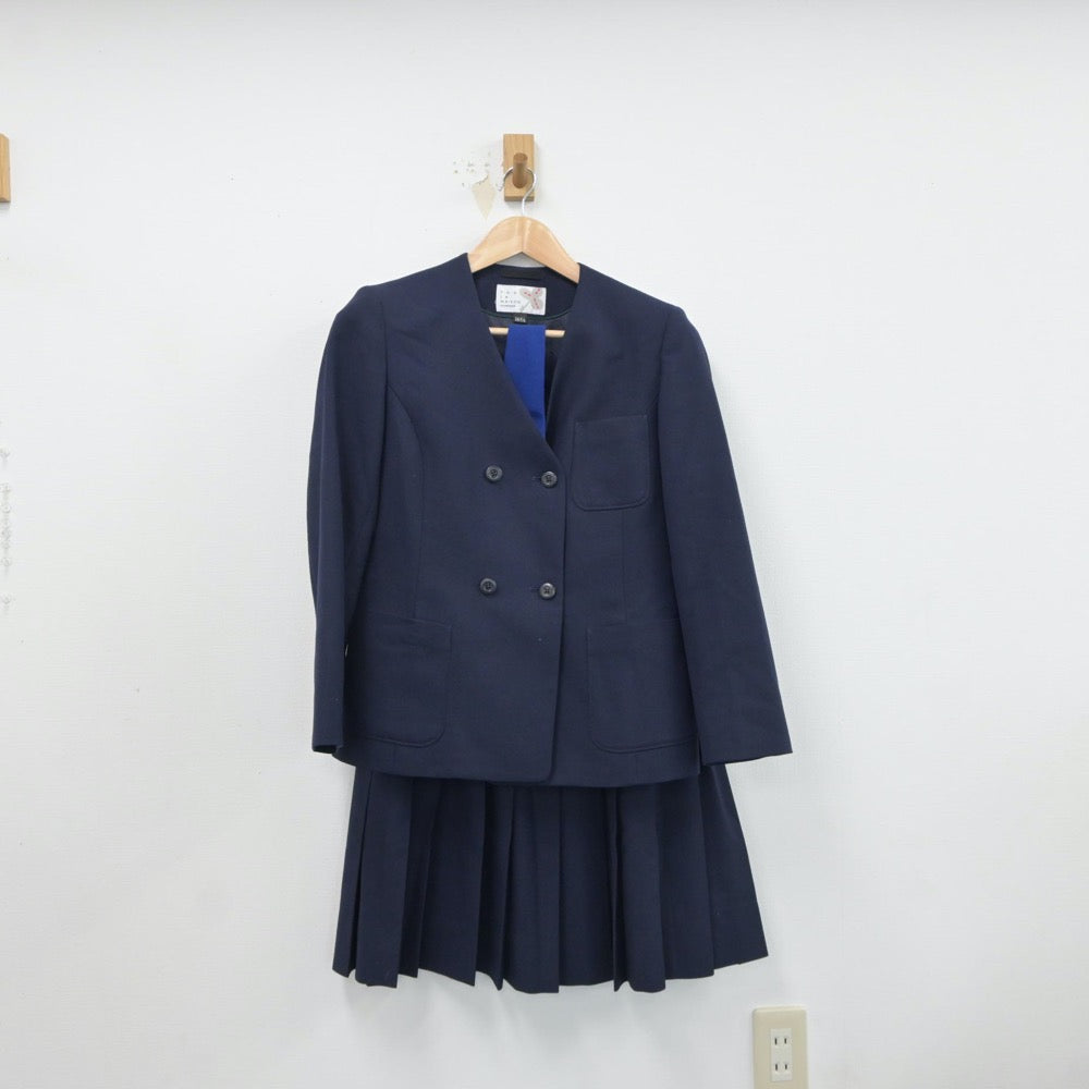 【中古】新潟県 石山中学校 女子制服 4点（ブレザー・スカート・スカート）sf018190