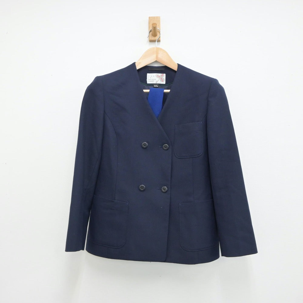 【中古】新潟県 石山中学校 女子制服 4点（ブレザー・スカート・スカート）sf018190