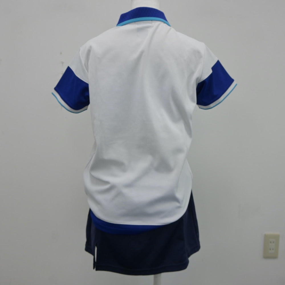 【中古】新潟県 石山中学校/テニス部ユニフォーム 女子制服 2点（部活ユニフォーム 上下）sf018191