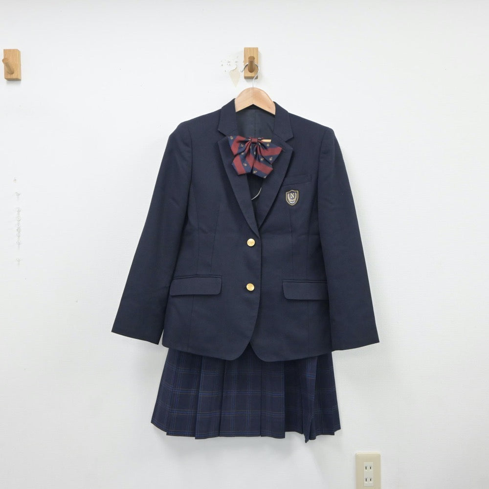 【中古】東京都 中野工業高等学校 女子制服 4点（ブレザー・スカート）sf018195