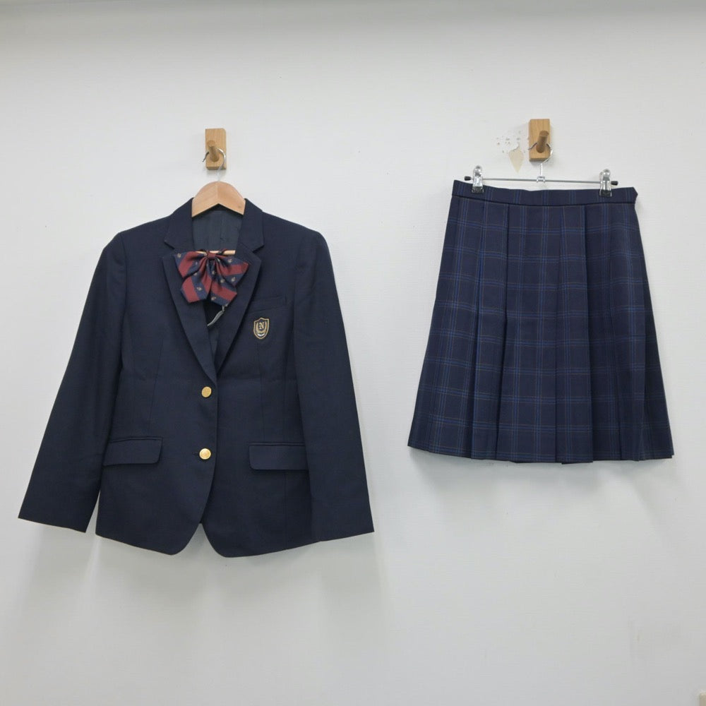 【中古】東京都 中野工業高等学校 女子制服 4点（ブレザー・スカート）sf018195