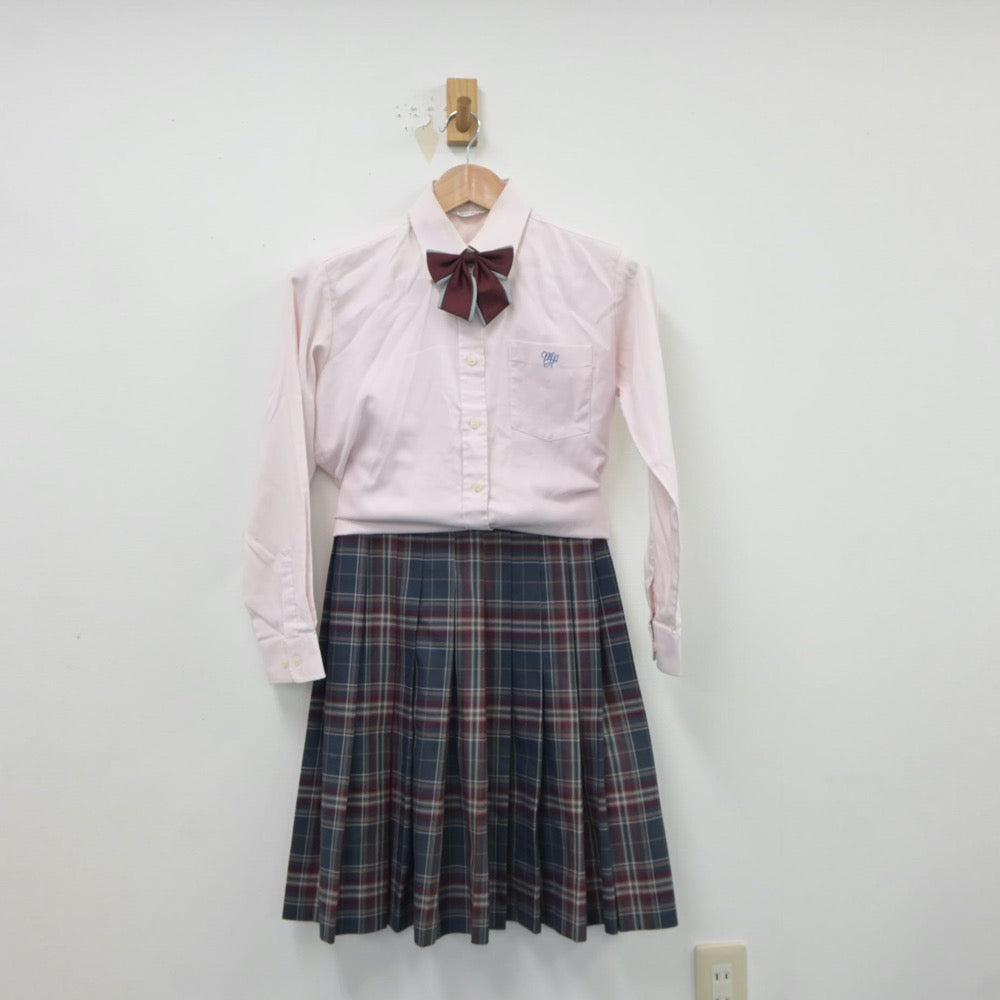 【中古】東京都 明治大学付属中野八王子中学校 女子制服 4点（ブレザー・シャツ・スカート）sf018198