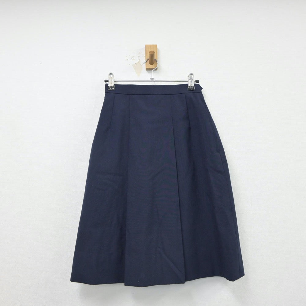 【中古】神奈川県 柿生中学校 女子制服 2点（ベスト・スカート）sf018199