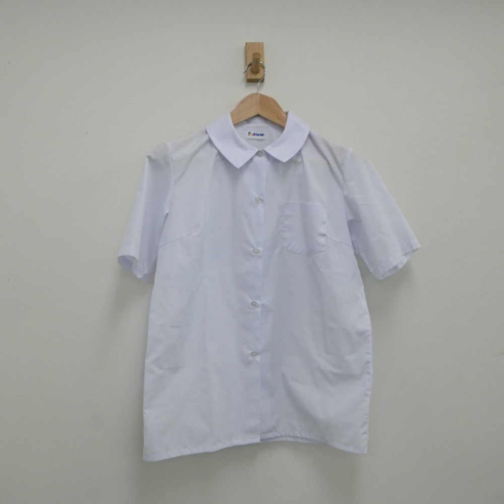 【中古】千葉県 北部中学校 女子制服 2点（シャツ・スカート）sf018202