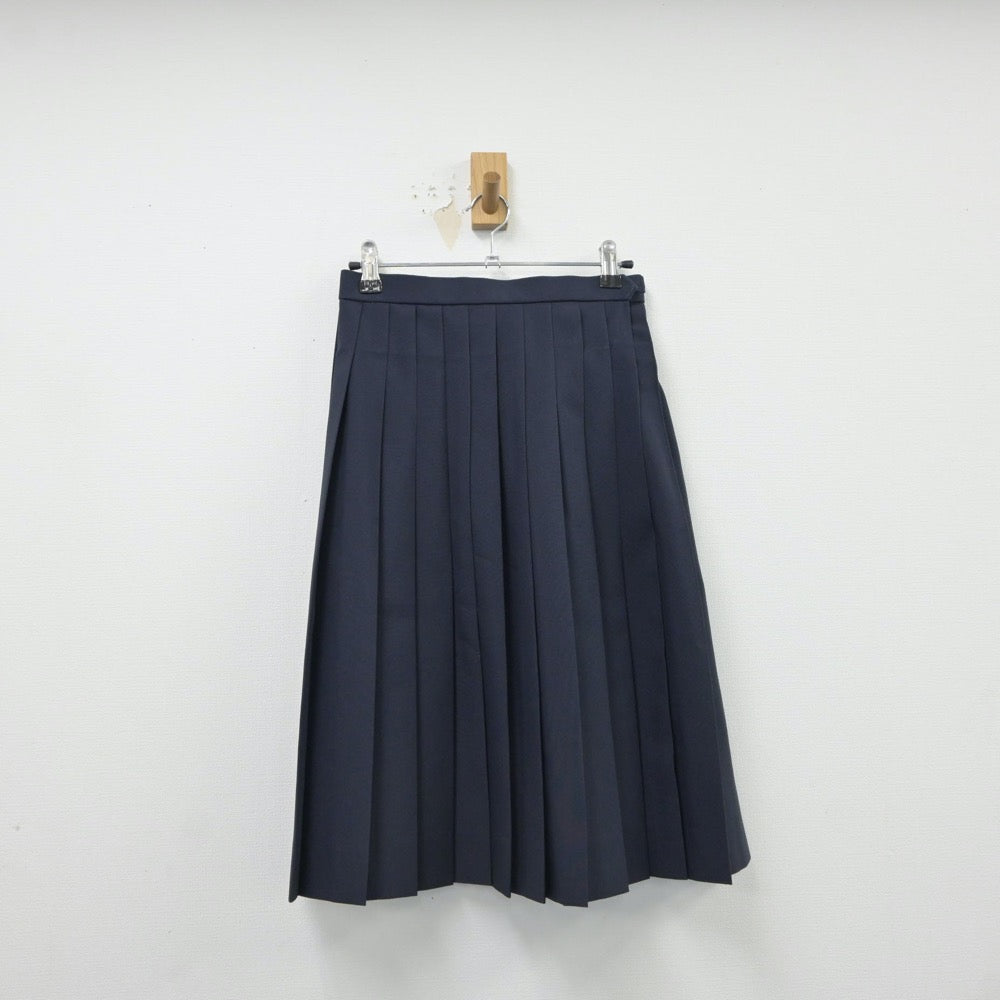 【中古】千葉県 北部中学校 女子制服 2点（シャツ・スカート）sf018202