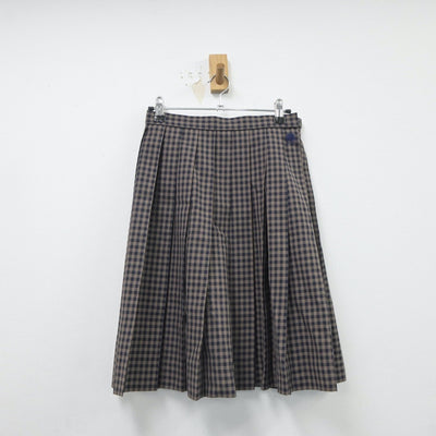 【中古】岡山県 津山商業高等学校 女子制服 2点（ブレザー・スカート）sf018204