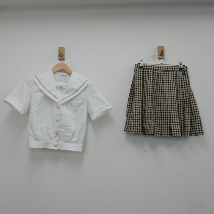 中古制服】岡山県 津山商業高等学校 女子制服 3点(セーラー服 中古制服】岡山県 津山商業高等学校 女子制服 3点(セーラー服