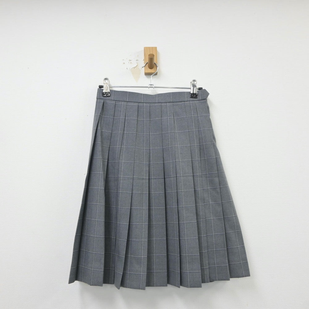 【中古】東京都 明治大学付属中野八王子高等学校 女子制服 2点（シャツ・スカート）sf018208