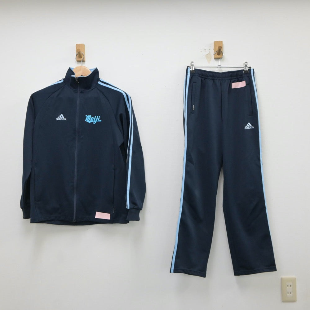 【中古】東京都 明治大学付属中野八王子高等学校 女子制服 2点（ジャージ 上・ジャージ 下）sf018210