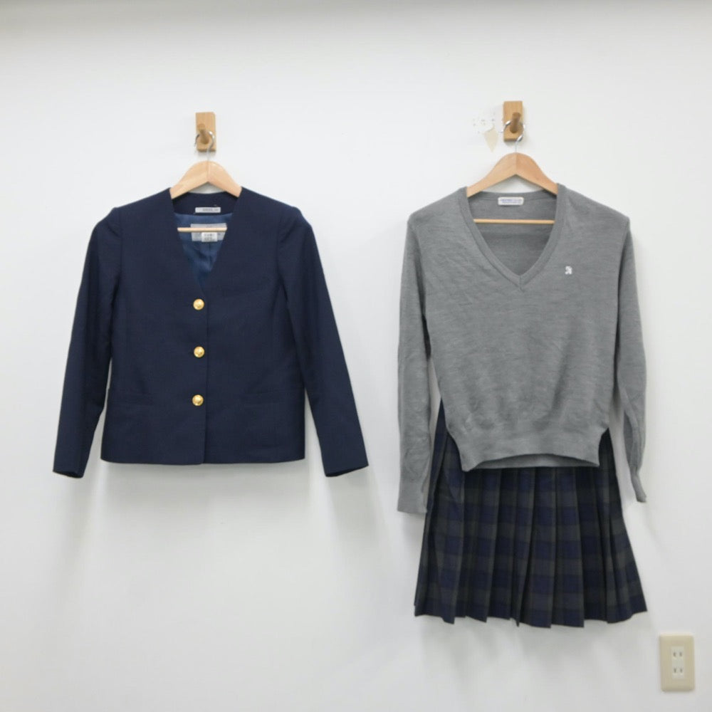 中古制服】愛知県 佐屋高等学校 女子制服 3点（ブレザー・ニット・スカート）sf018212【リサイクル学生服】 | 中古制服通販パレイド