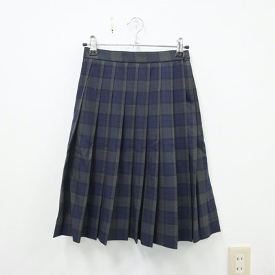 【中古】愛知県 佐屋高等学校 女子制服 3点（ブレザー・ニット・スカート）sf018212