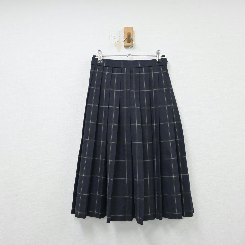 【中古】神奈川県 栗田谷中学校 女子制服 4点（ブレザー・スカート）sf018217