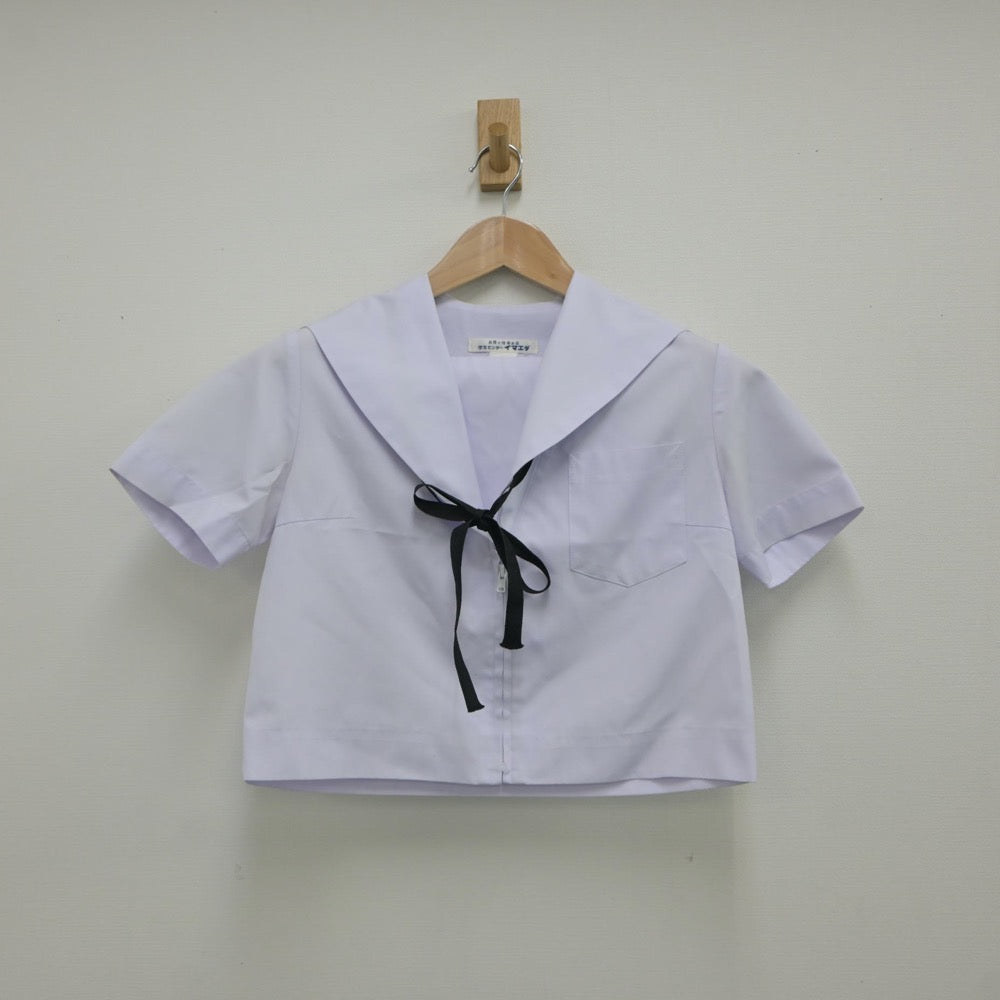 【中古】愛知県 猪子石中学校 女子制服 4点（セーラー服・スカート）sf018220