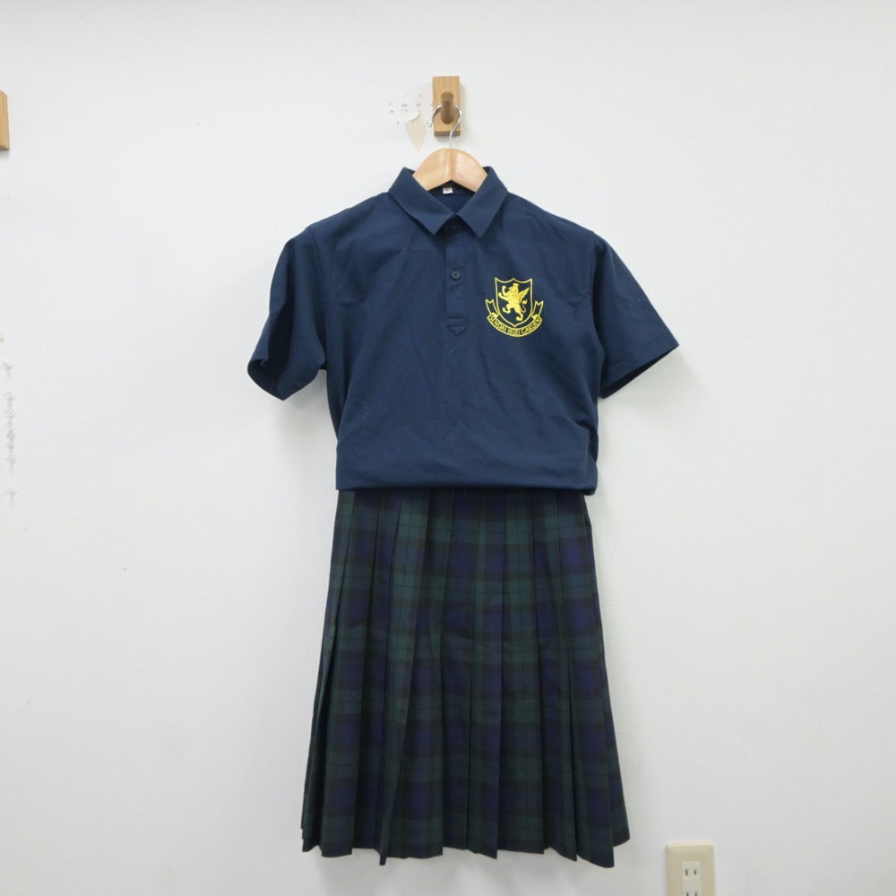 【中古】愛知県 仙台育英高等学校 女子制服 2点（シャツ・スカート）sf018222