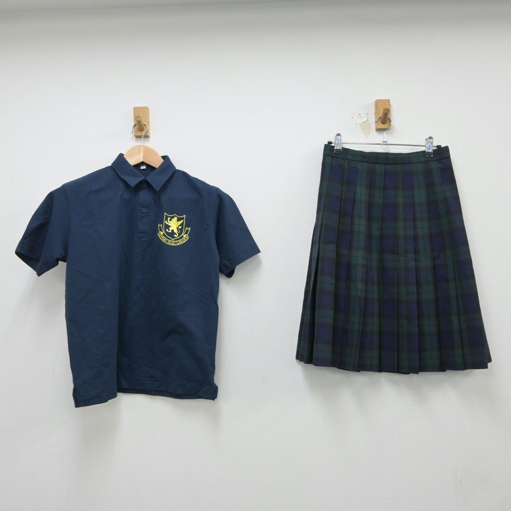 【中古】愛知県 仙台育英高等学校 女子制服 2点（シャツ・スカート）sf018222