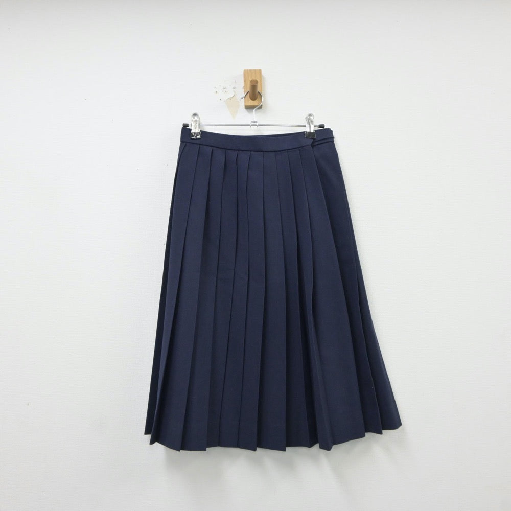 【中古】富山県 高岡西部中学校 女子制服 5点（セーラー服・スカート）sf018223