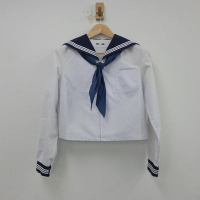 【中古】富山県 富山県立高岡高等学校 女子制服 1点（セーラー服）sf018226