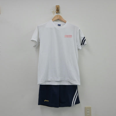 【中古】富山県 富山県立高岡高等学校 女子制服 3点（体操服 上・体操服 下）sf018228