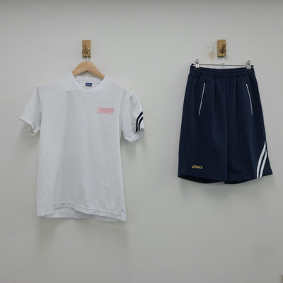 【中古】富山県 富山県立高岡高等学校 女子制服 3点（体操服 上・体操服 下）sf018228