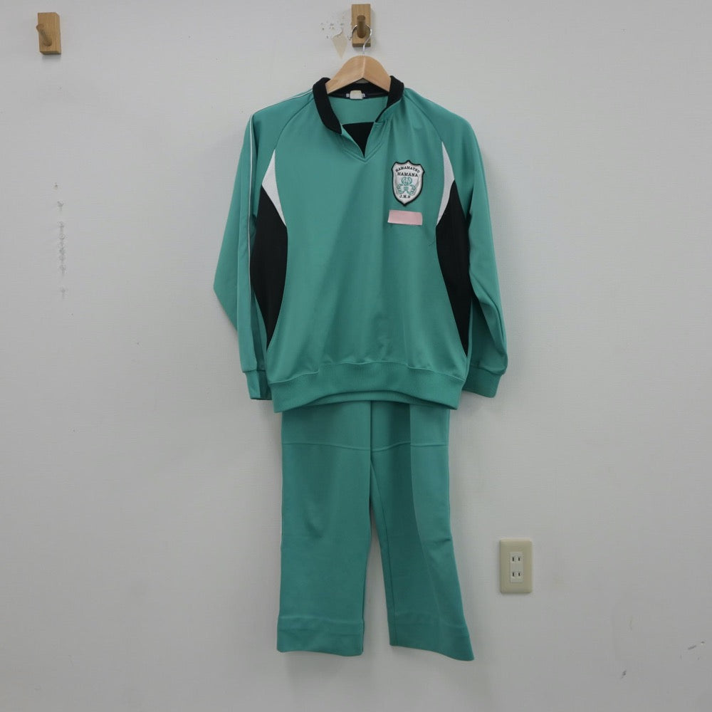 【中古】静岡県 浜松市立浜名中学校 女子制服 2点（ジャージ 上・ジャージ 下）sf018234