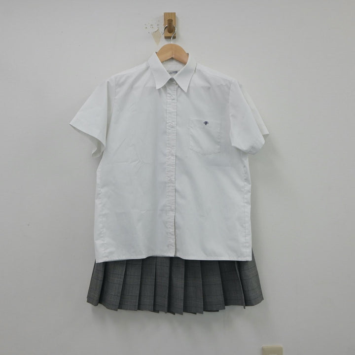 青森市東奥学園冬スカート 中古】青森県 東奥学園高等学校 女子制服 3点 (ブレザー・ニット