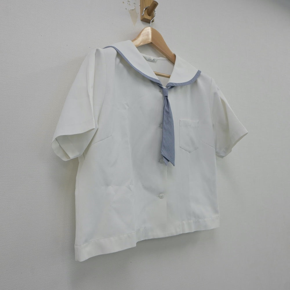 【中古】青森県 新城中学校 女子制服 4点（セーラー服）sf018245