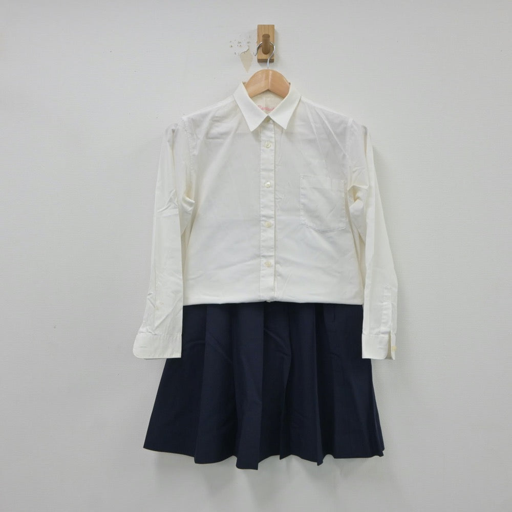 【中古】大阪府 刀根山高等学校 女子制服 2点（シャツ・スカート）sf018253