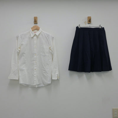 【中古】大阪府 刀根山高等学校 女子制服 2点（シャツ・スカート）sf018253