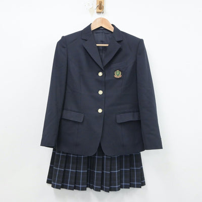 【中古】岐阜県 大垣養老高等学校 女子制服 3点（ブレザー・スカート・スカート）sf018267