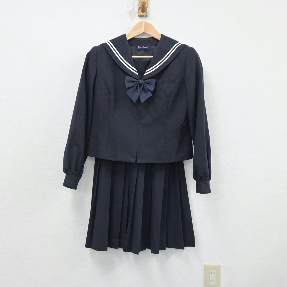 【中古】北海道 北海道旭川北高等学校 女子制服 4点（セーラー服・スカート）sf018270