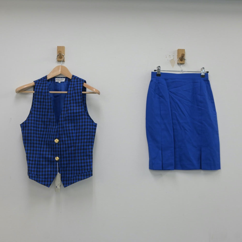 【中古】会社制服 事務服 2点 sf018272