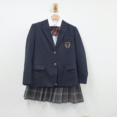 【中古】東京都 立川第五中学校 女子制服 4点（ブレザー・シャツ・スカート）sf018275