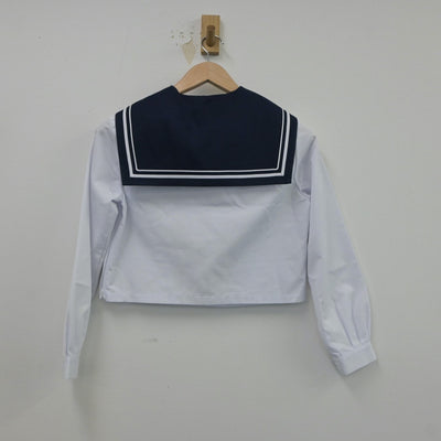 【中古】山形県 山形第十中学校 女子制服 4点（セーラー服）sf018282