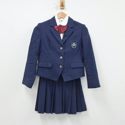 【中古】福島県 福島西高等学校 女子制服 4点（ブレザー・シャツ・スカート）sf018287