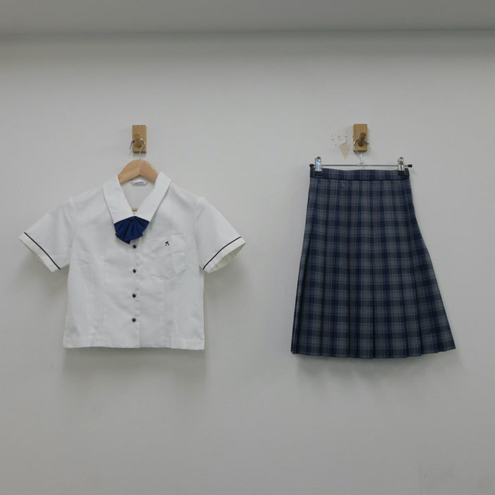 【中古制服】福島県 福島西高等学校 女子制服 4点（シャツ・スカート）sf018288【リサイクル学生服】 | 中古制服通販パレイド