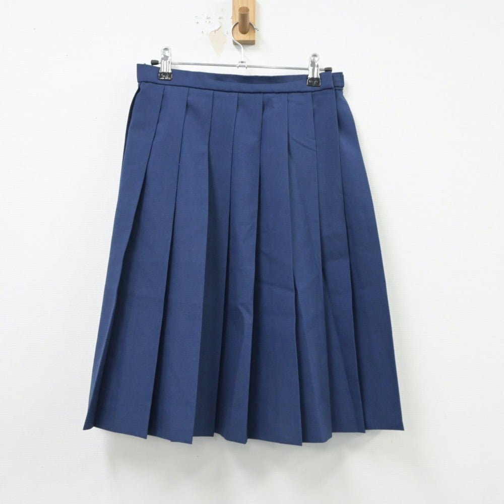 【中古】東京都 椚田中学校 女子制服 2点（ベスト・スカート）sf018291