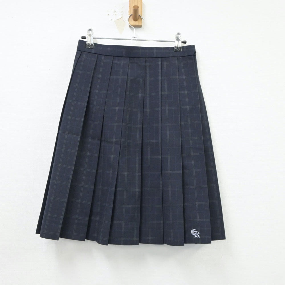 【中古】千葉県 千葉経済大学付属高等学校 女子制服 5点（ブレザー・シャツ・ニット・スカート）sf018292