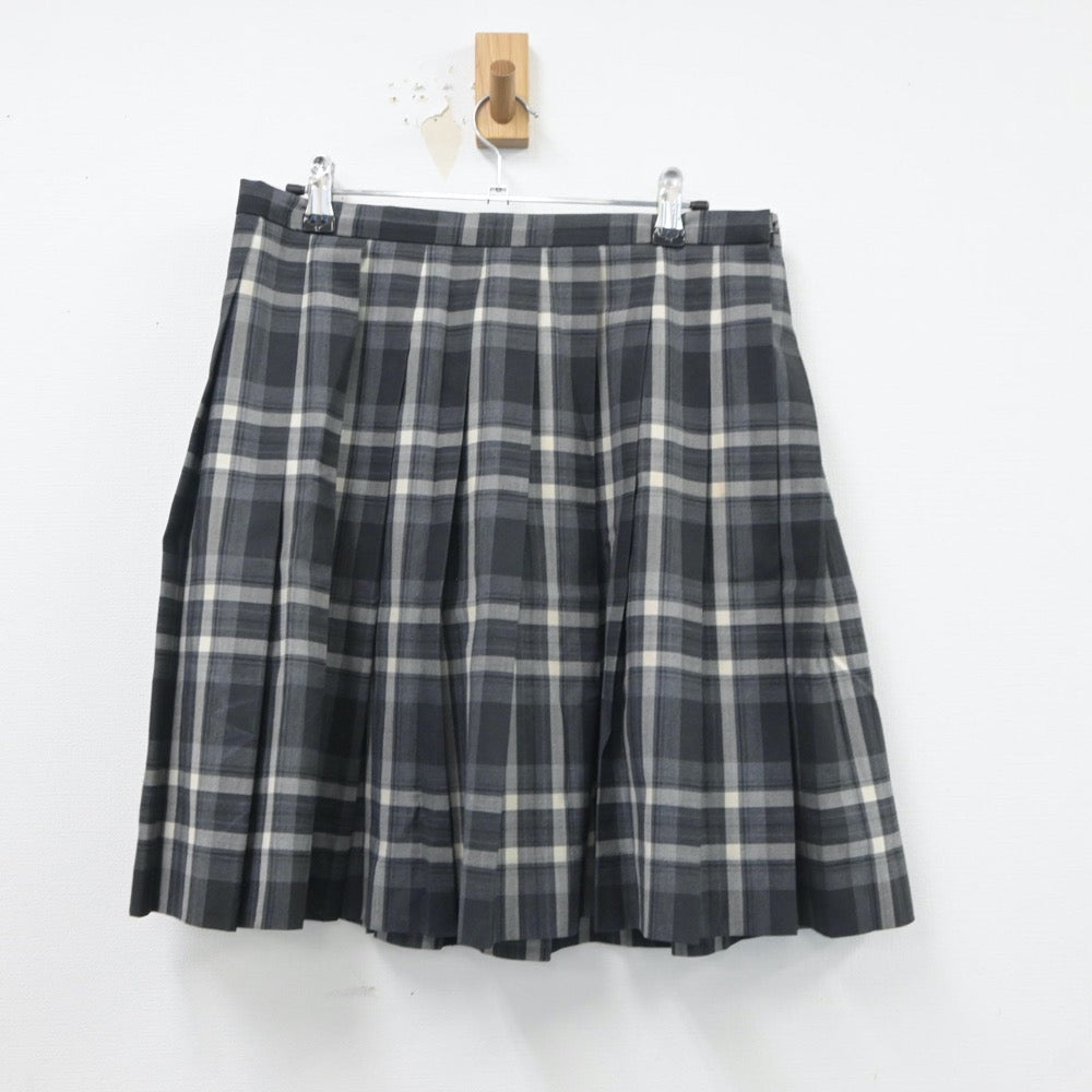 【中古】鹿児島県 鹿児島実業高等学校 女子制服 3点（シャツ・ニットベスト・スカート）sf018297