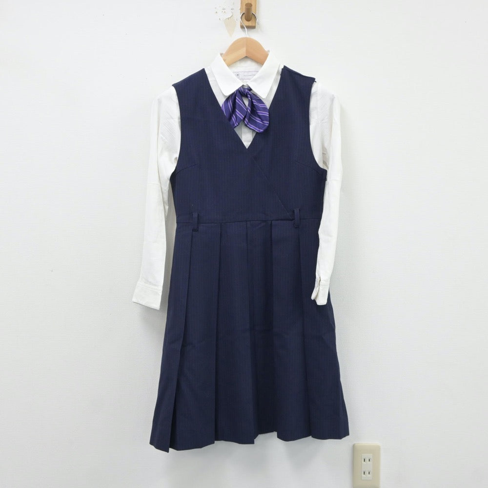 中古制服】東京都 跡見学園高等学校 女子制服 5点（ブレザー・シャツ・ジャンパースカート）sf018310【リサイクル学生服】 | 中古制服通販パレイド