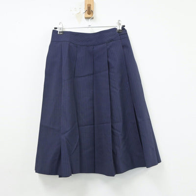 【中古】東京都 跡見学園高等学校 女子制服 3点（シャツ・ニットベスト・スカート）sf018311