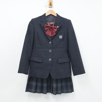 【中古】埼玉県 花咲徳栄高等学校 女子制服 4点（ブレザー・スカート）sf018314