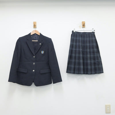 【中古】埼玉県 花咲徳栄高等学校 女子制服 4点（ブレザー・スカート）sf018314