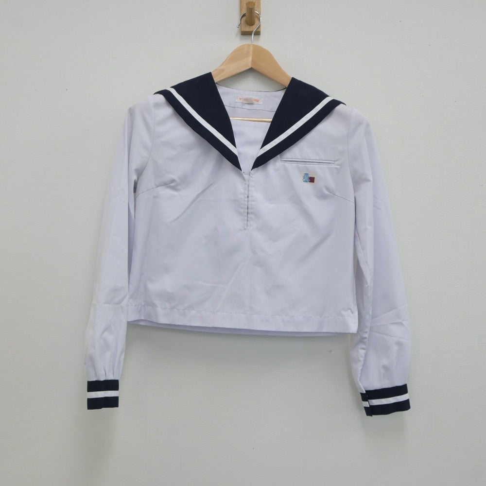 【中古】秋田県 秋田県立秋田工業高等学校 女子制服 2点（セーラー服）sf018320