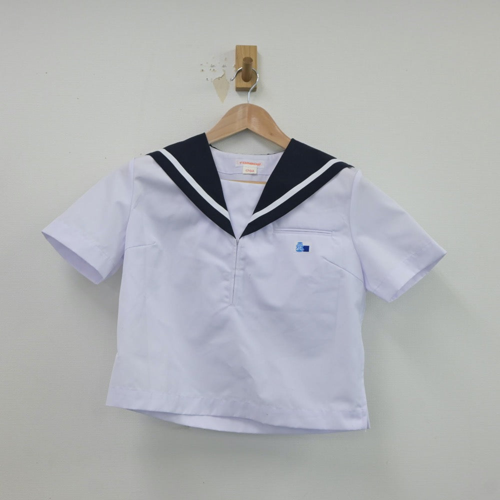 【中古】秋田県 秋田県立秋田工業高等学校 女子制服 2点（セーラー服）sf018320