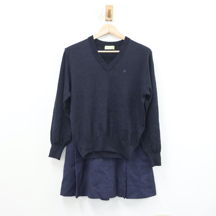 【中古制服】群馬県 勢多農林高等学校 女子制服 3点（ブレザー・スカート・ニット）sf018331【リサイクル学生服】 | 中古制服通販パレイド